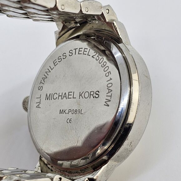 Michael Kors Silver Women's Watch with Crystal Accents - Picture 7 of 13